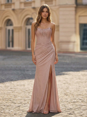 Trumpet/Mermaid Sweetheart Sweep Train Prom Dresses