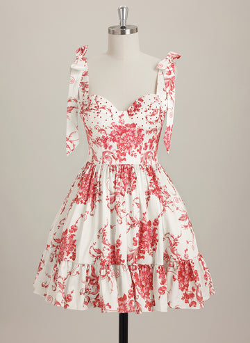 Ball-Gown/Princess Sweetheart Short Satin Mini Dress