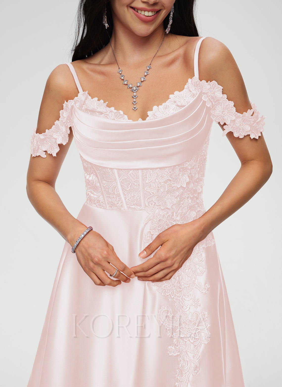 blushing pink