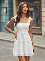 A-line Sleeveless Short Homecoming Dress
