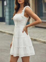 A-line Sleeveless Short Homecoming Dress