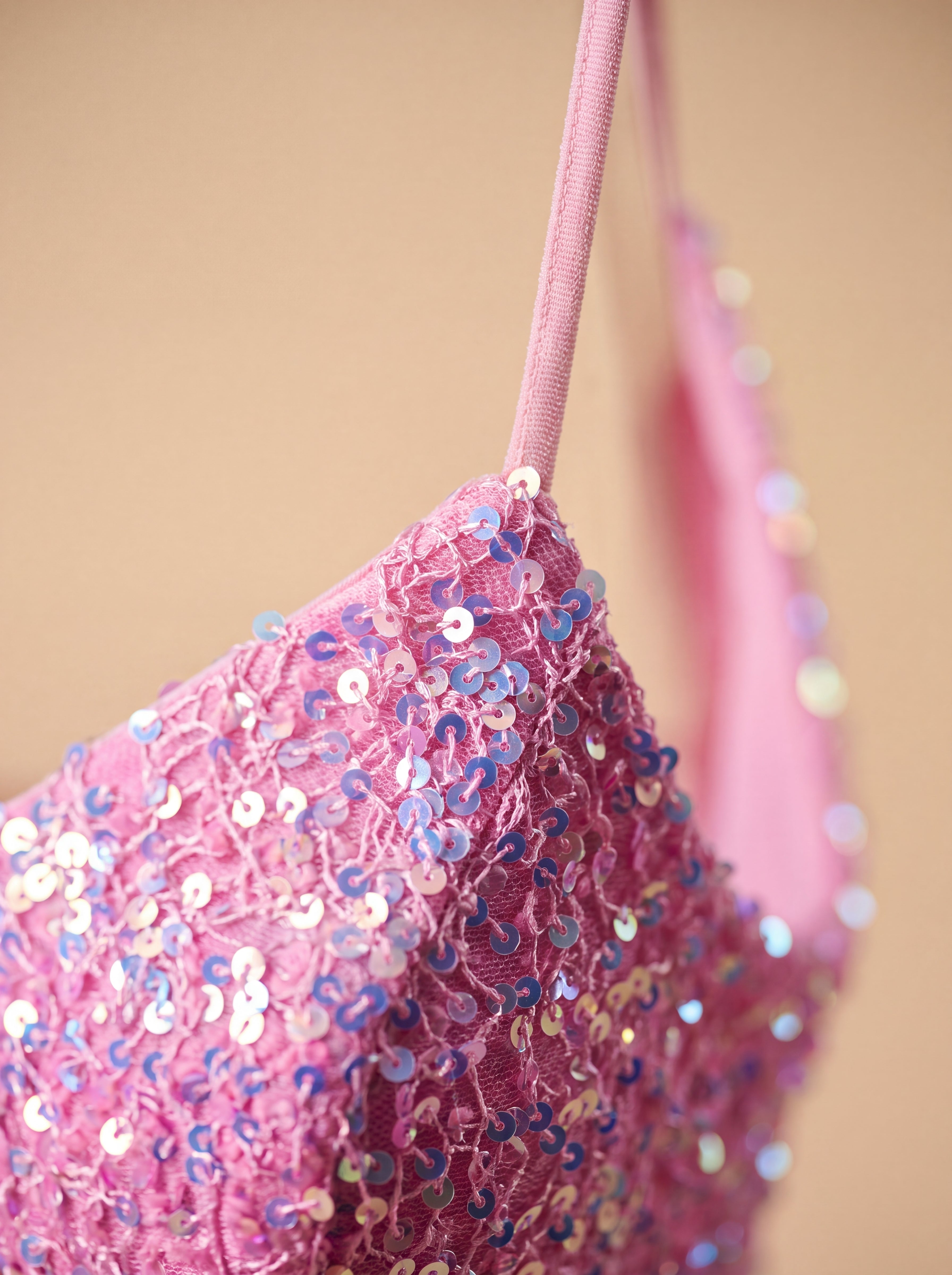 The "Y2K Dream" Pink Sequin Lace-Up Mini | HoCo & Party