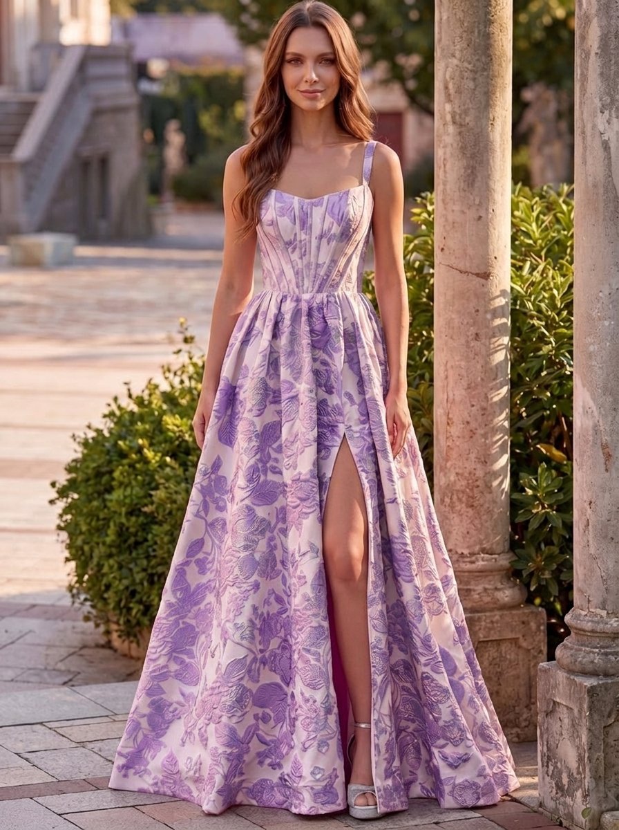 Lilac Floral Front