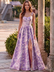 Lilac Floral Front