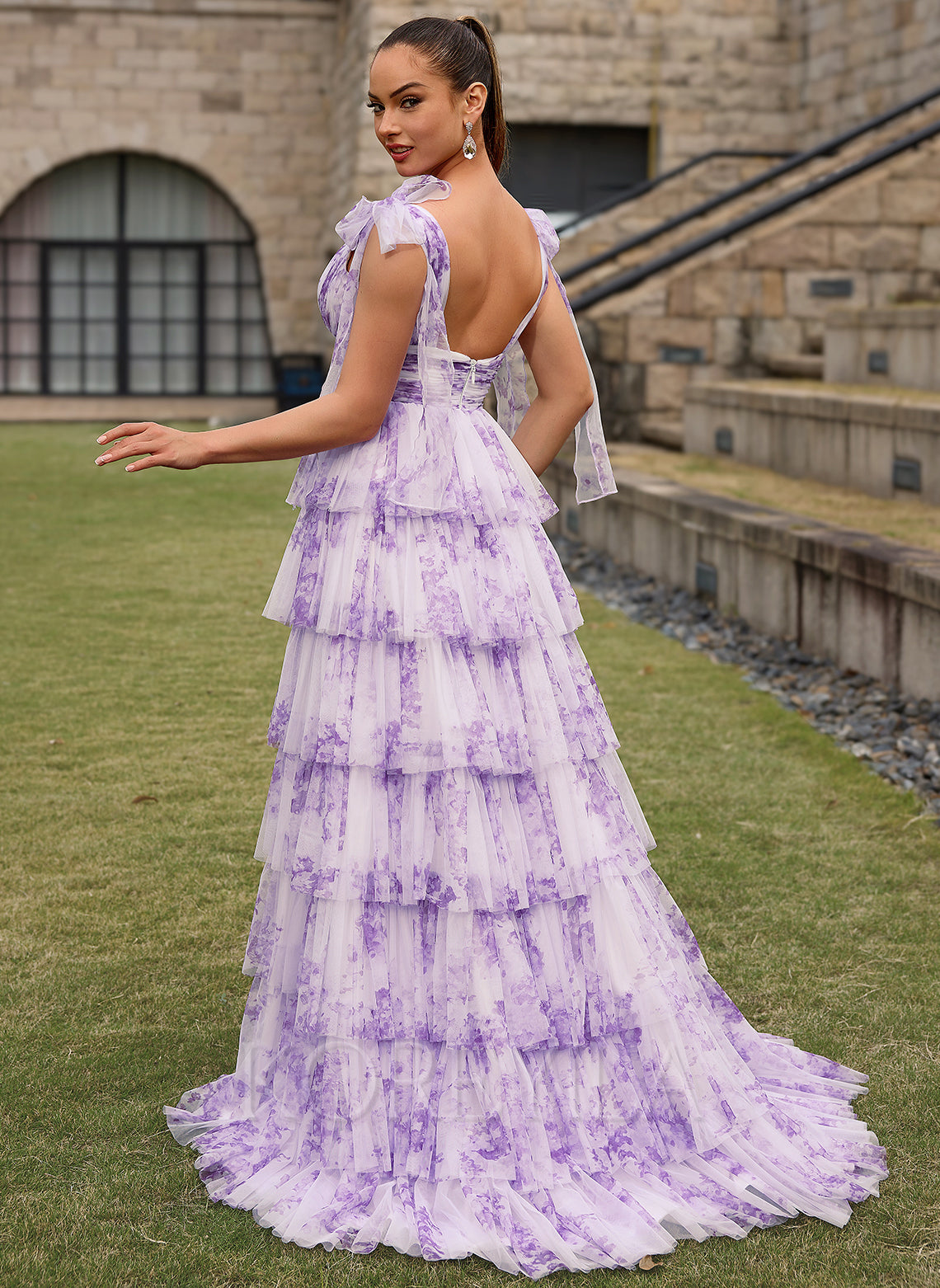 purple floral