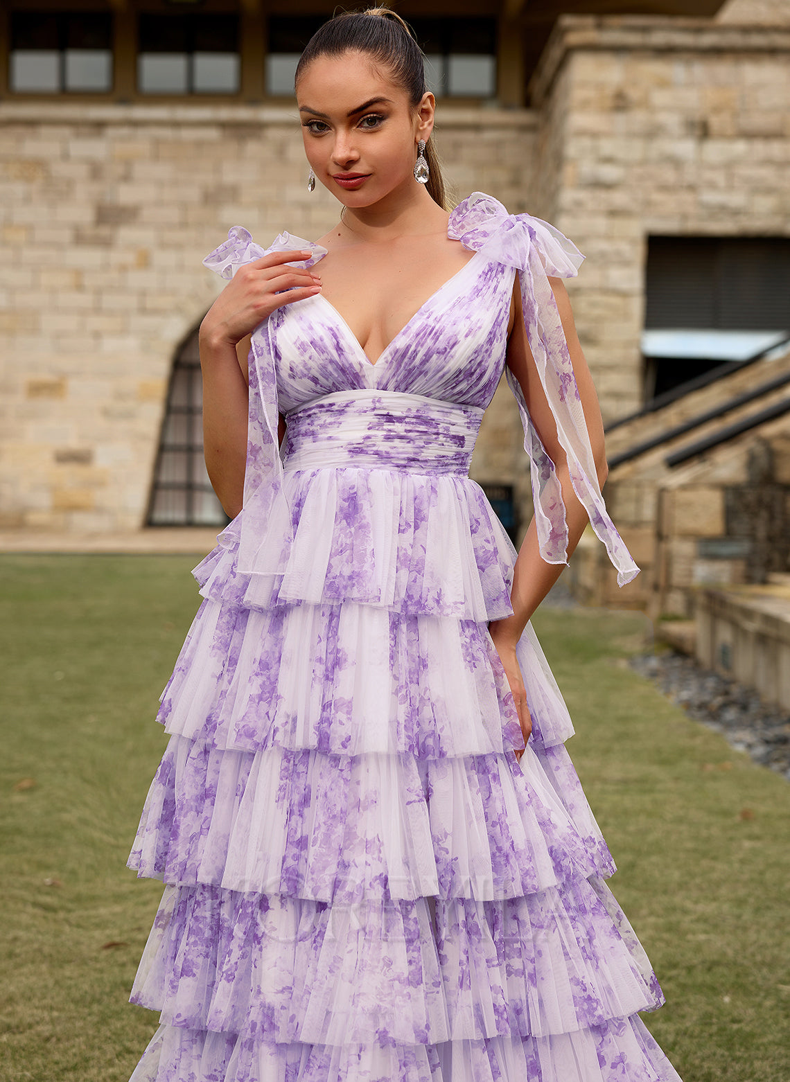 purple floral