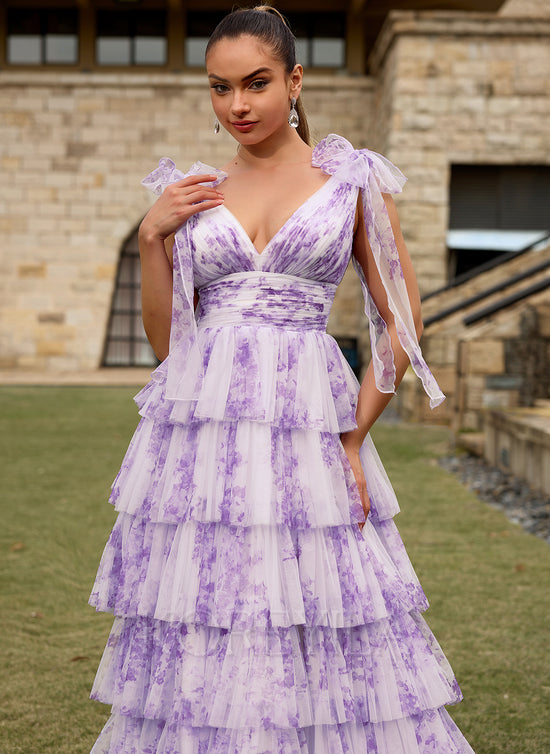 purple floral
