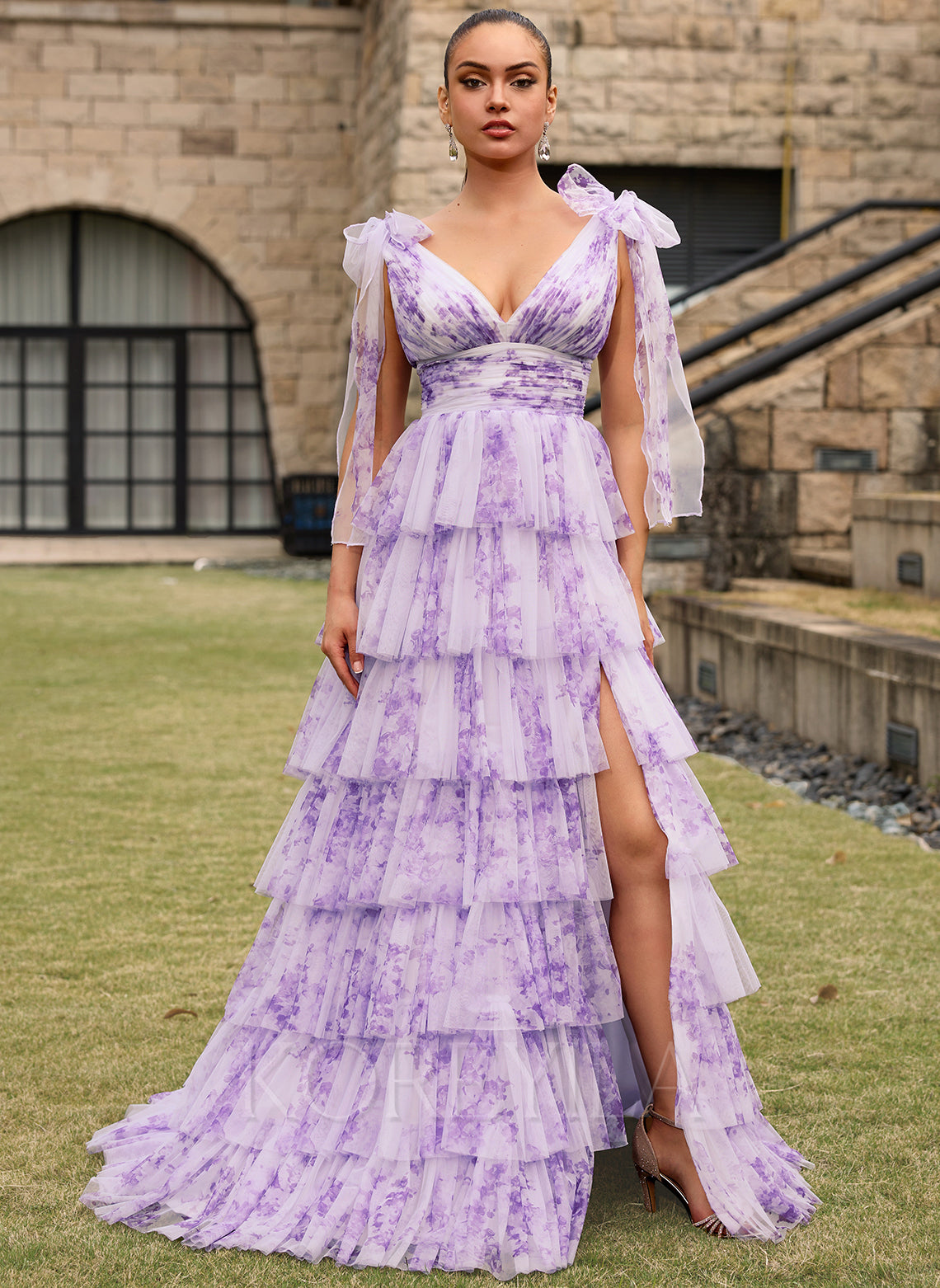 purple floral