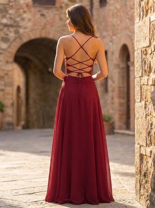 Burgundy Back