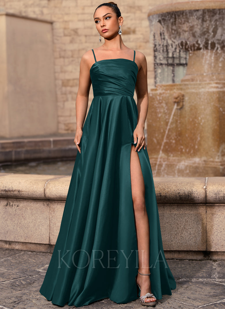 chinese dress ladies Wedtrend Women Peacock Green Bridesmaid Dress Mermaid V-Neck Burnout Velvet Long Wedding Party Guest Dress, Peacock Green / US24W main image 1
