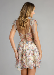 Ball-Gown/Princess Sleeveless Short Tulle Homecoming Dress With Ruffle