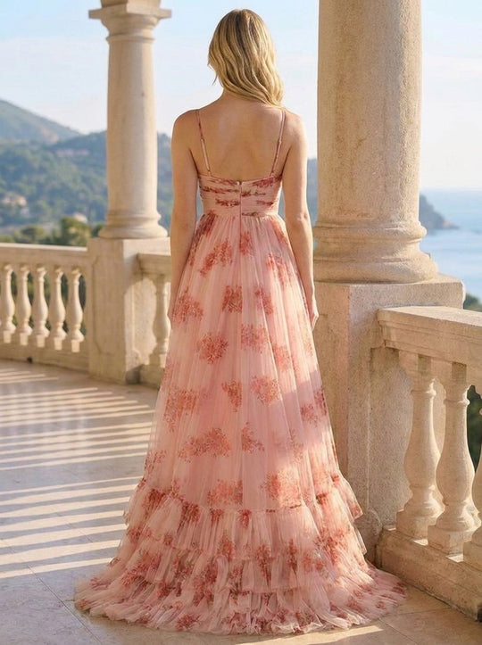 Pink Floral Back