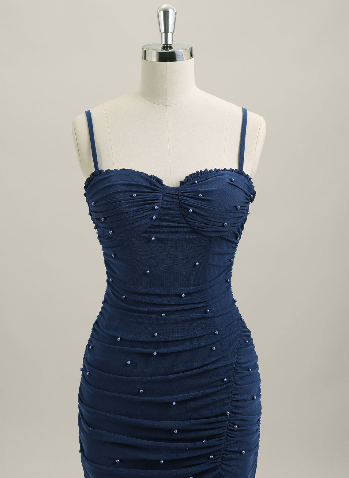 Sheath/Column Sleeveless Jersey Maxi Dress With Beading
