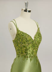 Trumpet/Mermaid V-Neck Sweep Train Jersey Prom Dresses With Sequins Beading Embroidered