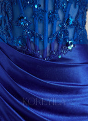 Sheath/Column V-Neck Short/Mini Jersey Prom Dresses With Beading Sequins Appliques Lace