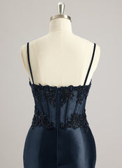 Sheath/Column Sweetheart Short/Mini Jersey Prom Dresses With Beading Sequins