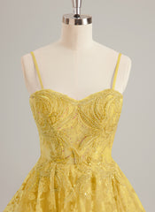 Ball-Gown/Princess Sweetheart Short/Mini Tulle Prom Dresses With Beading Sequins