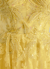 Ball-Gown/Princess Sweetheart Short/Mini Tulle Prom Dresses With Beading Sequins