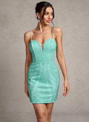 Bodycon Sweetheart Short/Mini Lace Prom Dresses