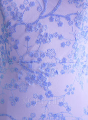 Trumpet/Mermaid V-Neck Floor-Length Lace Prom Dresses