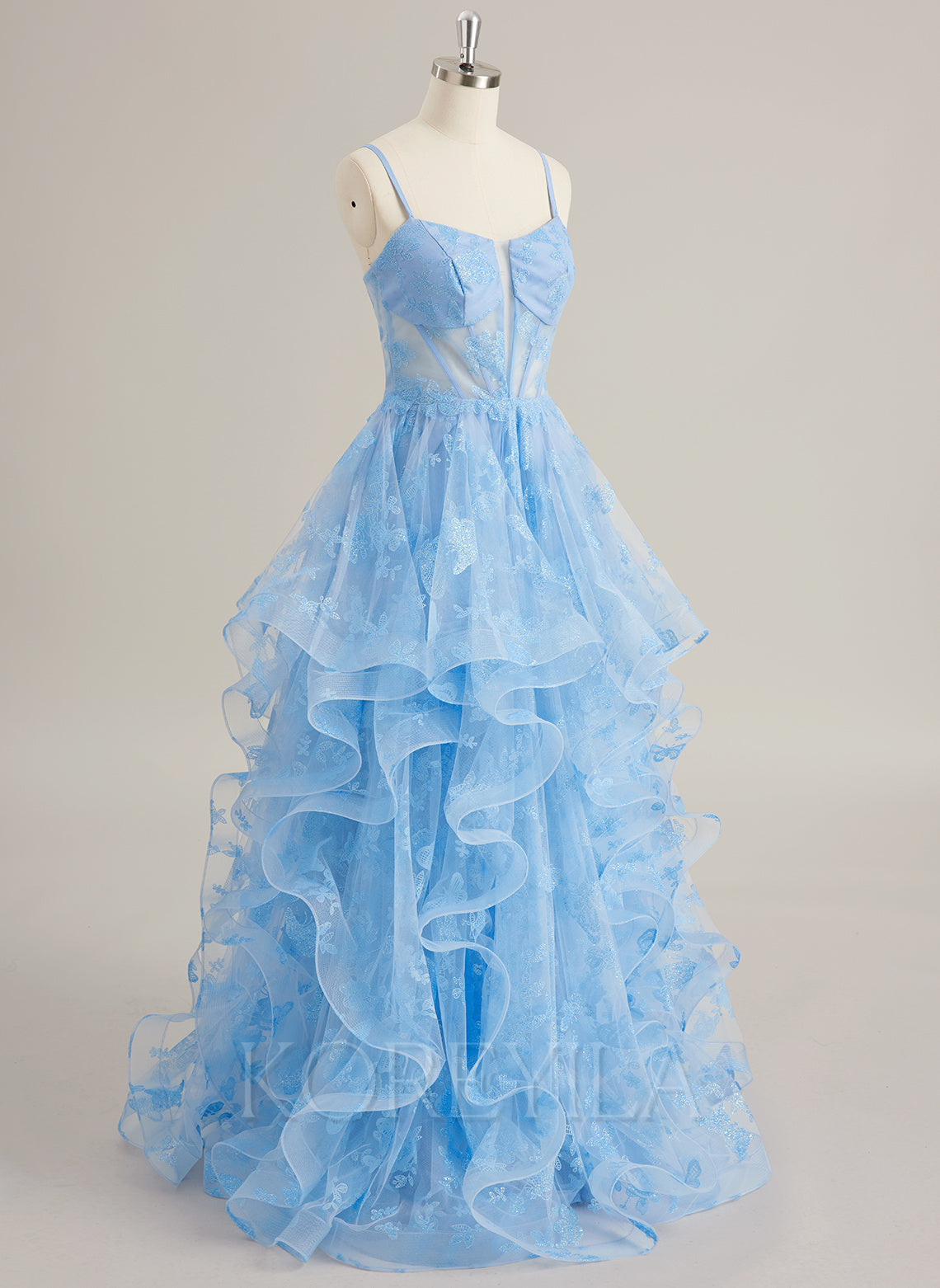 Ball-Gown/Princess Sweetheart Floor-Length Lace Prom Dresses