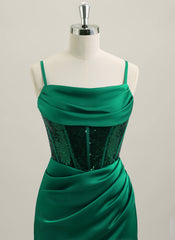 Sheath/Column Sleeveless Short Matte Satin Homecoming Dress With Ruffle