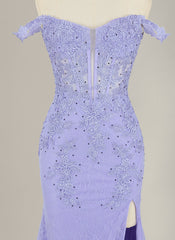 Trumpet/Mermaid Sweep Train Lace Maxi Dress With Rhinestone