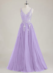 Sleeveless V-Neck Sequins Tulle Ball-Gown/Princess Maxi Dress