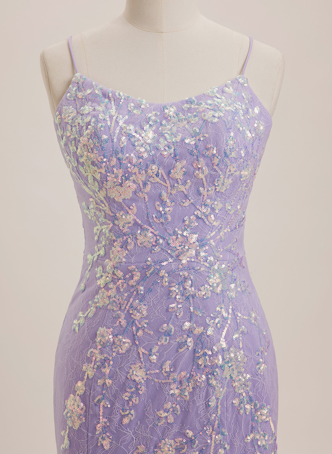 Trumpet/Mermaid Scoop Floor-Length Lace Maxi Dresses With Sequins
