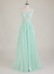 Sleeveless Sweetheart 3D Floral Tulle Trumpet/Mermaid Maxi Dress