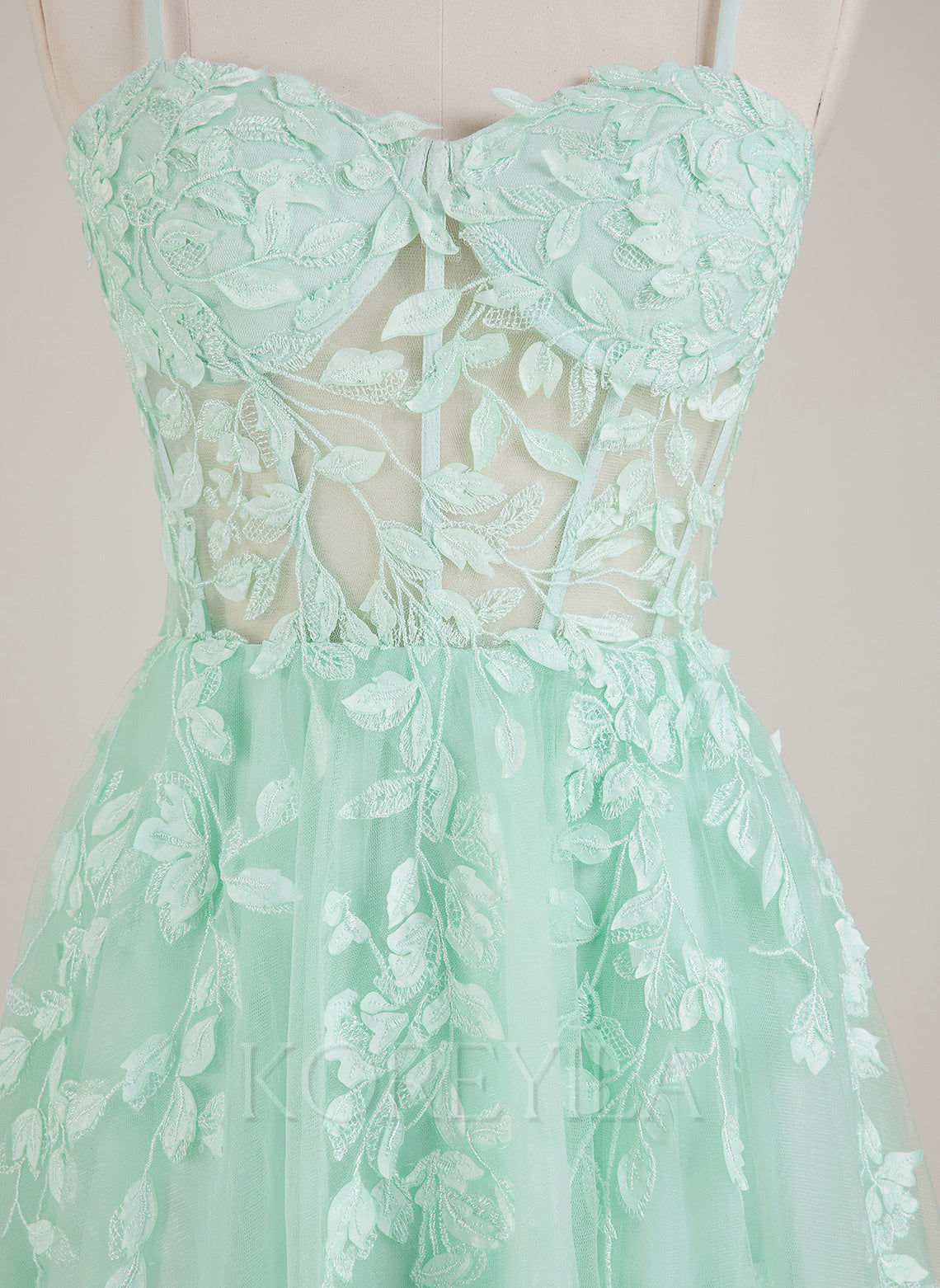 Sleeveless Sweetheart 3D Floral Tulle Trumpet/Mermaid Maxi Dress