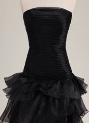 Ball-Gown/Princess Sleeveless Floor-Length Organza Prom Dress