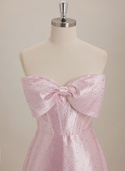 Bodycon Sweetheart Short Satin Mini Dress With Rhinestone