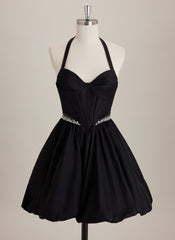 Ball-Gown/Princess Sweetheart Short Mini Dress With Rhinestone