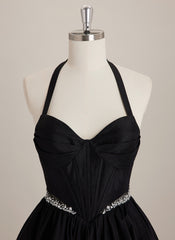 Ball-Gown/Princess Sweetheart Short Mini Dress With Rhinestone