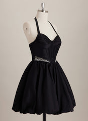 Ball-Gown/Princess Sweetheart Short Mini Dress With Rhinestone