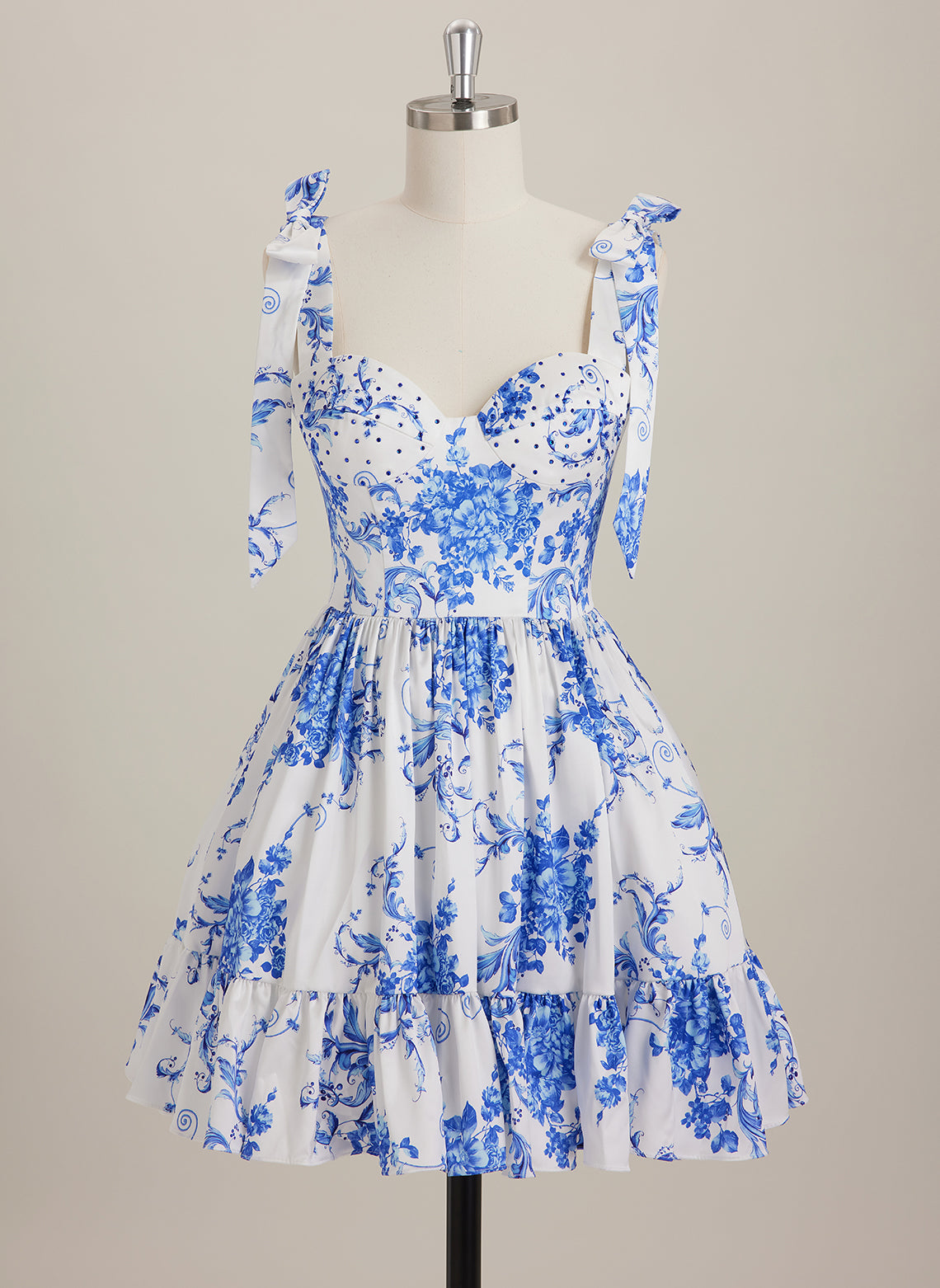 Ball-Gown/Princess Sweetheart Short Satin Mini Dress