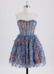 Ball-Gown/Princess Sleeveless Short Tulle Homecoming Dress With Ruffle