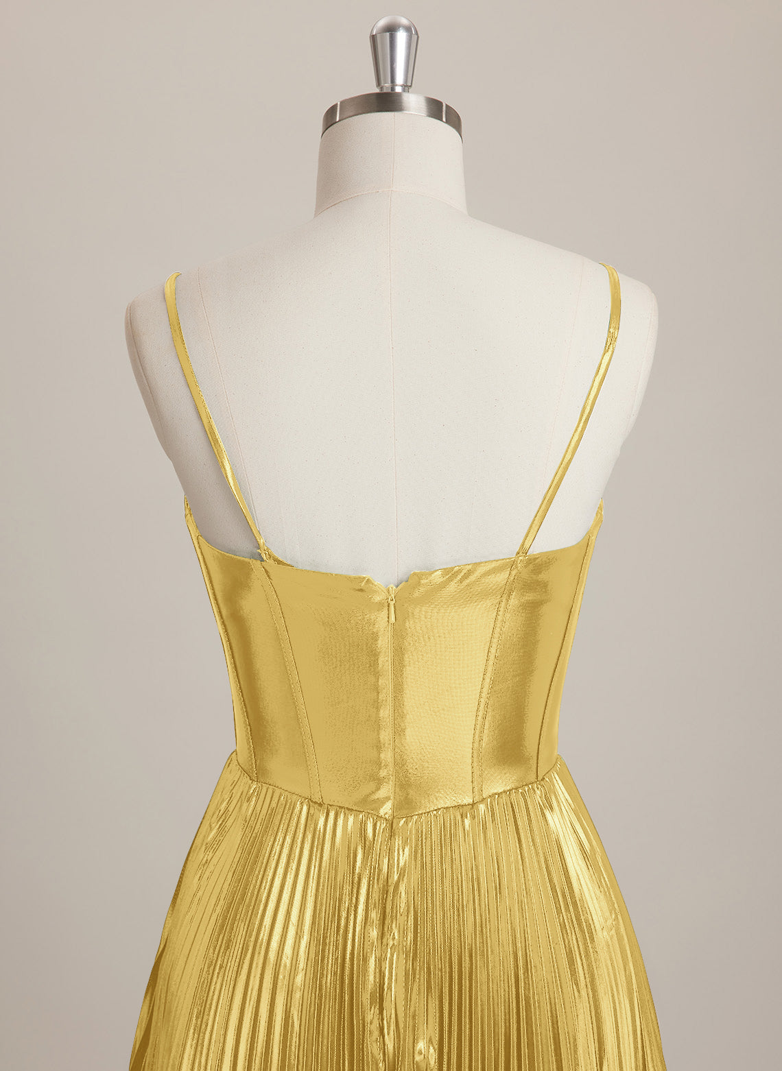 A-line Sweetheart Short Metallic Mini Dress
