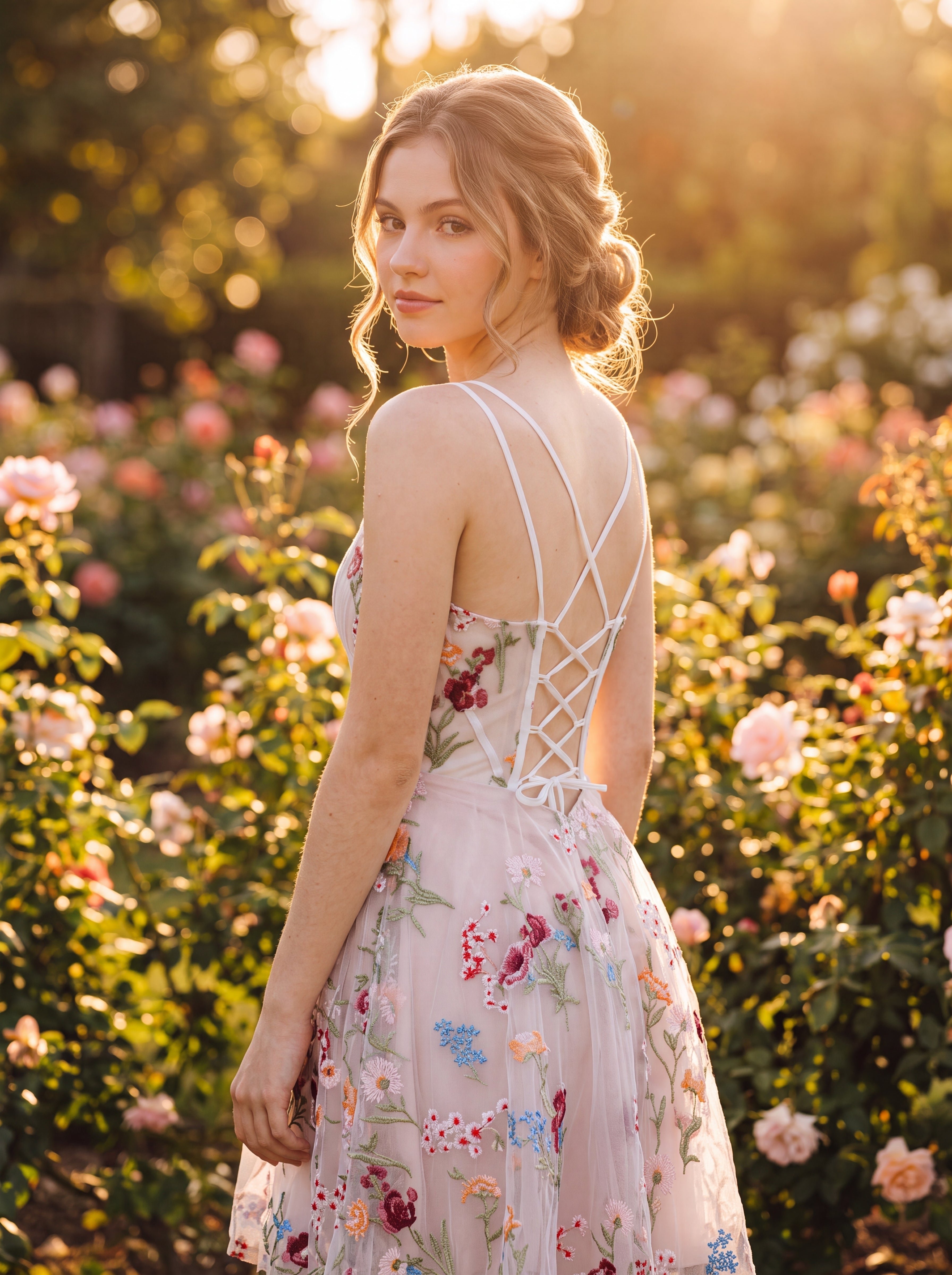 A-line Spaghetti Straps Short Lace Homecoming Dress