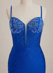 Sheath/Column Sweetheart Short Jersey Mini Dress With Rhinestone