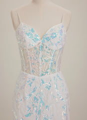Sheath/Column V-Neck Short Lace Mini Dress With Sequins