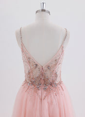 A-line Short Tulle Homecoming Dress With Sequins