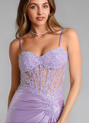 Sheath/Column Sweetheart Short Jersey Mini Dress With Sequins