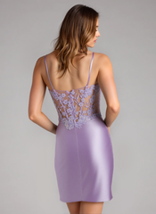 Sheath/Column Sweetheart Short Jersey Mini Dress With Sequins