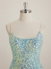 Sheath/Column Square Short Sequin Mini Dress With Sequins