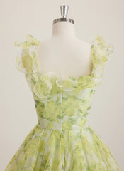 Ball-Gown/Princess Asymmetrical Short Tulle Mini Dress With Ruffle