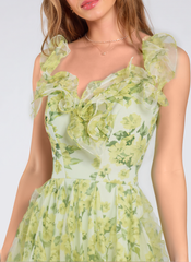 Ball-Gown/Princess Asymmetrical Short Tulle Mini Dress With Ruffle