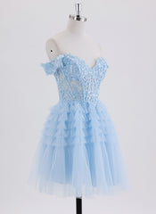 Ball-Gown/Princess Short Tulle Homecoming Dress With Sequins