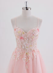 A-line Short Tulle Homecoming Dress With Sequins